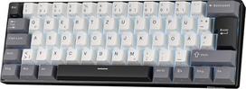 RK Royal Kludge RK61DE belaidė mechaninė klaviatūra, 60 % kompaktiška, QWERTZ išdėstymas | 61 klavišo, trijų režimų (BT 5.0/2,4 GHz/USB-C) kompaktiška žaidimų klaviatūra, PBT klavišų dangteliai, profesionali programinė įranga, „hot-swap“ funkcija, individ