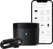 RM4 Mini IR universalus nuotolinio valdymo pultas su HTS2 kabeliu (tik 2,4 GHz "Wi-Fi") Išmanusis namų automatizavimo "WiFi" infraraudonųjų spindulių blasteris, skirtas televizoriui, oro kondicionieriui, STB garso aparatūrai, suderinamas su "Alexa" ir "Go