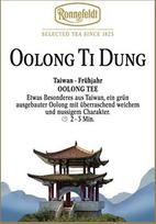 Ronnefeldt - Oolong Ti Dung - žaliosios arbatos gamyba Formosa-Art - 100g