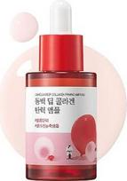 ROUND LAB „Camellia Deep Collagen Firming Ampoule“ 30 ml: drėkinantis ir elastingumą didinantis veido serumas su įvairių rūšių kolagenu, skirtas išlyginti ir stangrinti smulkias raukšleles
