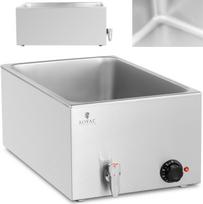 Royal Catering Elektrinis kaitinimo katilas su čiaupu GN 1/1 talpykloms 600 W
