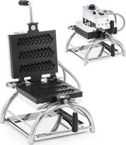 Royal Catering Rotacinė vaflinė vaflių keptuvė saldainių vafliams 2 x 1000 W