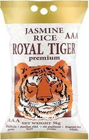 ROYAL TIGER Jazminų kvapieji ryžiai / Jazminų ryžiai sveiki / Jazminų ryžiai AAA 5 kg
