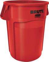 Rubbermaid BRUTE Apvalus 166 l pramoninių atliekų ir maisto konteineris - raudonas