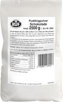 RUF šokoladinis pudingas, pudingo milteliai šokoladiniam pudingui, virti tik su pienu ir cukrumi, didmeninė pakuotė, be glitimo, be alergenų, 1 x 2500 g