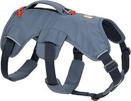RUFFWEAR Web Master universalus diržas šunims su rankena, reguliuojamas diržas, 2 pavadėlių priedai, kasdienio naudojimo XXS, šiferio mėlyna