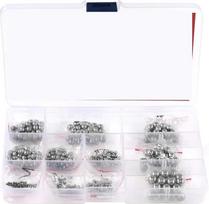 Rutuliniai guoliai, 510 vnt. nerūdijančio plieno 304 rutulių, 2 mm–8 mm, vienodo skersmens rinkinys, preciziniai guolių rutuliai