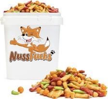 Ryžių traškučių rinkinys „Asia Mix“ (1,5 kg), sūrus ir aštrus – „Rigato Mix“ serijoje – su sojos padažu ir smulkių pipirų skonio japoniškais ryžių traškučiais – spalvingas užkandis įvairovės mėgėjams – „NussFuch“ (1,5 kg)