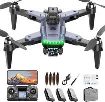 S166 GPS dronas su 4K kamera, sveria mažiau nei 249 g, skirtas suaugusiems, bešepetis variklis, 60 minučių skrydžio trukmė (3 baterijos), 5G duomenų perdavimas, automatinis grįžimas, automatinis sekimas, sulankstomas kvadkopteris (juodas) (standartinis)