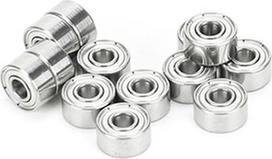 S693ZZ guolis 3 × 8 × 4 mm, 5 vnt., ABEC-7, 440C ritininis nerūdijančio plieno guolis S693Z, S693 Z, ZZ, R-830ZZ rutulinis guolis