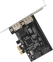 SATA, IDE, PCI Express, 2 prievadų PCIe į SATA, eSATA, IDE valdiklio adapterio plokštė, suderinama su ATA kietaisiais diskais, 3Gb/s greitis