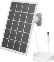 Saulės baterija stebėjimo kamerai, lauko naudojimui, 5 V, 5,5 mm, 3,5 mm, įkrovimo adapteris, įkraunami žiedai, priedai