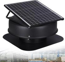 Saulės energija maitinamas palėpės ventiliatorius su termostatu, 42 W, didelis oro srautas, stogo vėdinimas, 1470 CFM, skirtas namams, šiltnamiams, garažams, parduotuvėms ir kemperių vėdinimui