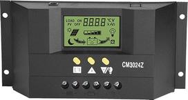 Saulės energijos įkrovimo reguliatorius PWM Pažangus saulės baterijų įkrovimo reguliatorius su LCD ekranu, dviejų išėjimų automobilių sistema, 12 V/24 V, 30 A, skirta saulės baterijoms, akumuliatoriams, lempoms ir LED apšvietimui