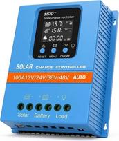 Saulės energijos įkrovimo reguliatorius 100 A MPPT/PWM hibridinis | Automatinis 12 V/24 V/36 V/48 V atpažinimas | 100 V fotovoltinė įvestis ir dvigubas USB | Skirtas švino ir ličio baterijoms (LiFePO4) | 99,5 % efektyvumas | Idealiai tinka kemperiams ir n