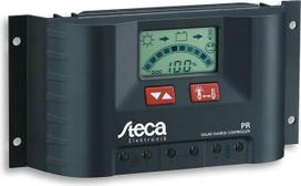 Saulės energijos įkrovimo reguliatorius „Steca PR 1515“ su LCD ekranu, 12 V/24 V, skirtas kemperio stovyklavimo saulės energijos sistemai, fotovoltinei sistemai