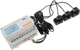 Saulės energijos skaitiklis. Trifazis dvikryptis energijos skaitiklis DTSD1352, KWH galios analizatorius, 220 V/380 V, RS485 Modbus RTU, skirtas „Sungrow Solis“ keitikliui (RS485-MODBUS, 80 A)