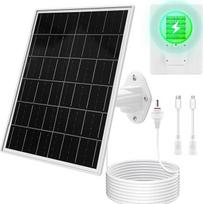 Saulės kolektorius, skirtas tako kamerai, žaidimų kamerai, apsaugos kameroms, įmontuota įkraunama 20000 mAh baterija, DC 5,5 x 2,1 mm su keliais prievadais, universalus, DC 5 V išėjimas