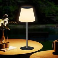 Saulės stalinė lempa Lauko lempa Baterija LED saulės stalo lempa Belaidė stalinė lempa Dimmable Warm White + RGB saulės stalo lempos su šviesos jutikliu Saulės lempos vidaus / lauko sodo terasai