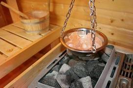 Saunos garintuvo dubuo žolelių puodelis iš nerūdijančio plieno, skirtas saunos ir SPA aromatiniam garinimui, 16 cm