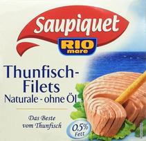 Saupiquet Tuno filė Naturale be aliejaus, 185 g