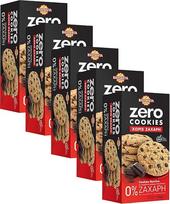 Sausainiai "Double Biscuits" Vaniliniai sausainiai su juodojo šokolado drožlėmis be cukraus 850 g iš Graikijos