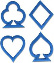 Sausainių pjaustytuvų pokerio rinkinys