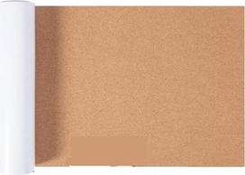 Savaime lipnios kamštinės plokštės, savaime lipni kamštinė plokštė ritiniais įvairių dydžių (20 cm × 200 cm × 2 mm)