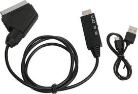 SCART ir HD multimedijos sąsajos keitiklis, HD 1080P vaizdo adapterio kabelis SCART įvestis HD multimedijos sąsajos išvestis garso ir vaizdo įrašams
