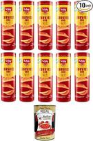 Schär Curvies BBQ be glitimo traškūs be glitimo pikantiški vafliai su bulvėmis su barbekiu skoniu, 10 x 170 g + itališka gurmaniška polpa 400 g