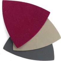 Schleifpapier Haken und Schleife Dreieck Schleifpa 90x90x90mm Nass-Trocken-Dreieck-Beflockungs-Schleifscheibe Hakenschleifpapier Siliziumkarbid 60-10000 Körnung Schleifpolierwerkzeuge(180 Grit)