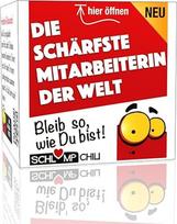 Schlump-Chili Aštriausias pasaulyje darbuotojas - juokingas dovanų rinkinys moterims. Dovanų idėja moterims gimtadienio, atsisveikinimo, slapto Kalėdų senelio, Kalėdų, mokymų, pensijos ir išėjimo į pensiją proga.