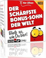 Schlump-Chili Aštriausias pasaulyje premijos sūnus - juokingas dovanų rinkinys patėviui, svainiui, įvaikintam sūnui, pvz., gimtadienio, Kalėdų, Velykų, slaptojo Kalėdų Senelio ar tiesiog todėl, kad