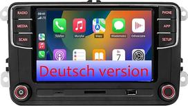 SCUMAXCON automobilinis radijas vokiečių kalba RCD360S RCD330 Carplay AM/FM Bluetooth atbulinės eigos kamera VW Golf MK5 6 Caddy B6 B7 Polo priedai
