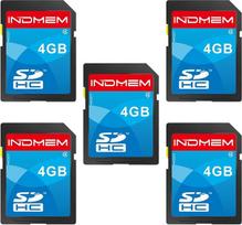 SD kortelė, 4GB, SDHC, 4 klasė, „Flash“ atminties kortelė, 4GB, fotoaparatų kortelės, 5 pakuotės