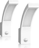 SEBSON® LED lauko šviestuvas su judesio jutikliu - sieninis šviestuvas - 15 W, 1000 lm, šaltai balta 5800K, IP54 - lauko sieninis šviestuvas - jutiklio diapazonas: 9 m / 140°