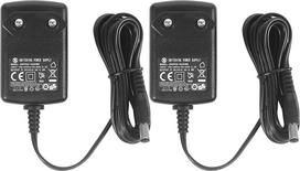 Security-01 2 vnt. nuolatinės srovės 9 V 0,5 A 500 mA maitinimo šaltinio adapteris, jungtis 5,5 mm x 2,1 mm, centrinis teigiamas