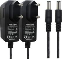 Security-01 Pack of 2 AC to DC 5 V 2 A maitinimo šaltinio adapteris, jungtis 5,5 mm x 2,1 mm, skirta CCTV kameros LED string light