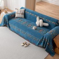 Šenilinė sofos antklodė su kutais, bohemiško stiliaus sofos antklodė, L formos kampinė sofa, dvipusė sofos antklodė, sofos antklodė, fotelio antklodė, 1, 2, 3, 4 vietų (180 x 180 cm,