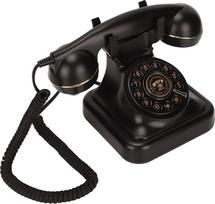 Senovinis telefonas, laidinis fiksuotojo ryšio telefonas, Europos retro stiliaus telefonas su pakartotinio rinkimo funkcija ir garsumo valdymu, senovinis retro belaidis telefonas su disko mygtuku namams ir apdailai