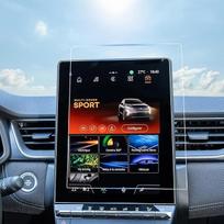 SHAOHAO [Facelift 2025 Captur 2 E-Tech 2025 2026 Displayschutzfolie Auto 10.4 Zoll GPS Zubehör PET Nanofilm Kratzfestigkeit und Fingerabdruck Reduktion 4H Härte Captur Zubehör