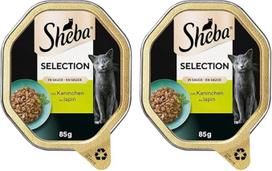 SHEBA Bowl Šlapias maistas katėms su triušienos užkandžiais 2 x 11 x 85 g (2 vnt.)
