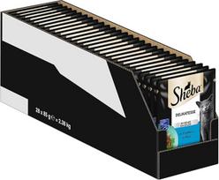 SHEBA® Portionsbeutel Delikatesse in Gelee mit Thunfisch MSC 28 x 85g