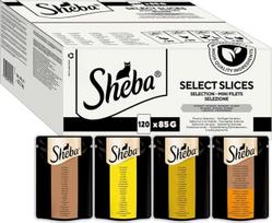 SHEBA® Portionsbeutel Multipack Selection in Sauce Geflügel Variation 120 x 85g