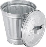 Sidabrinė mini šiukšliadėžė su dangčiu, metalinė šiukšliadėžė, stalo dekoracija, mini metalinė šiukšliadėžė, vazonas, rašiklių laikiklis, šiukšlių dėžė (9,5 x 9 x 6,3 cm)