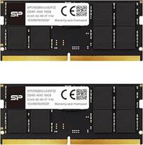 Silicon Power DDR5 32GB (2x16GB) 4800MHz (PC5-38400) 262-pin CL40 1.1V SODIMM Non-ECC Nešiojamųjų kompiuterių operatyvioji atmintis SP032GBSVU480F22