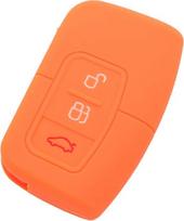Silikoninė apsauginė apsauga CV9709, suderinama su "Ford 3-Tasten-Smart-Fernbedienung", oranžinė