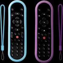 Silikoninis apsauginis dėklas, skirtas originaliems „Sky Q“ balso valdymo pulteliams („Touch“ ir „Non-Touch“), „SKY138“, „Glas & Stream“ TV pulteliams; silikoninis apsauginis dėklas su dirželiu per petį, 2 vnt.