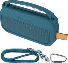 Silikoninis nešiojimo dėklas, skirtas „Bose SoundLink Flex“ nešiojamajam garsiakalbui (2-oji karta) / „Bose SoundLink Flex“ garsiakalbiui, su karabinu ir peties diržu | Lankstus silikoninis dėklas, lygus paviršius, lengvai nuimamas, pritaikytas nešiojimui