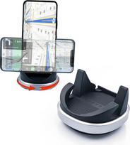 Silikoninis mobiliojo telefono laikiklis, skirtas montuoti ant automobilio prietaisų skydelio – daugiafunkcinis mobiliojo telefono laikiklis, pasukamas 360°, universalus, skirtas „iPhone“, „Samsung“ ir „Android“ išmaniesiems telefonams